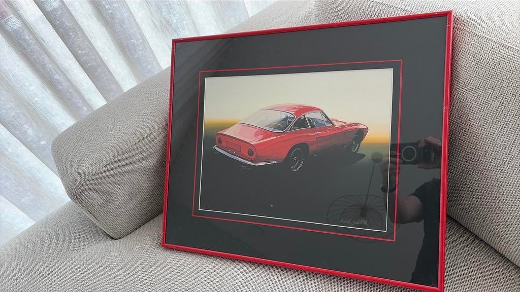 Hideki yoshida ferrari lusso in kader, Ophalen, Zo goed als nieuw