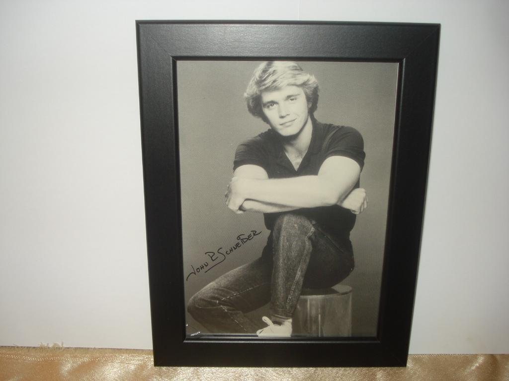 JOHN SCHNEIDER Carte d'Epoque avec Signature Originale Rare, Rechthoekig Staand, Met lijst, A4 of kleiner, Ophalen of Verzenden