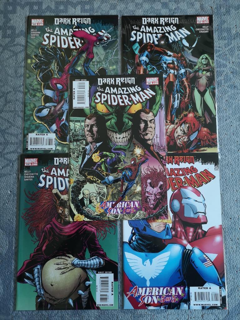the Amazing Spider-Man #595-599 - American Son, Série complète ou Série, Enlèvement ou Envoi, Neuf