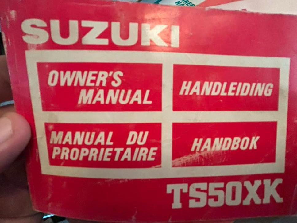 Manuel du propriétaire de la Suzuki TS50X, Motos, Modes d'emploi & Notices d'utilisation, Enlèvement ou Envoi, Suzuki