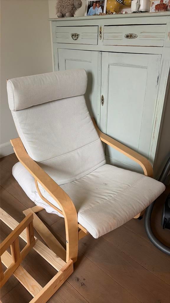 Fauteuil, Huis en Inrichting, Ophalen, Gebruikt, 75 tot 100 cm, Stof