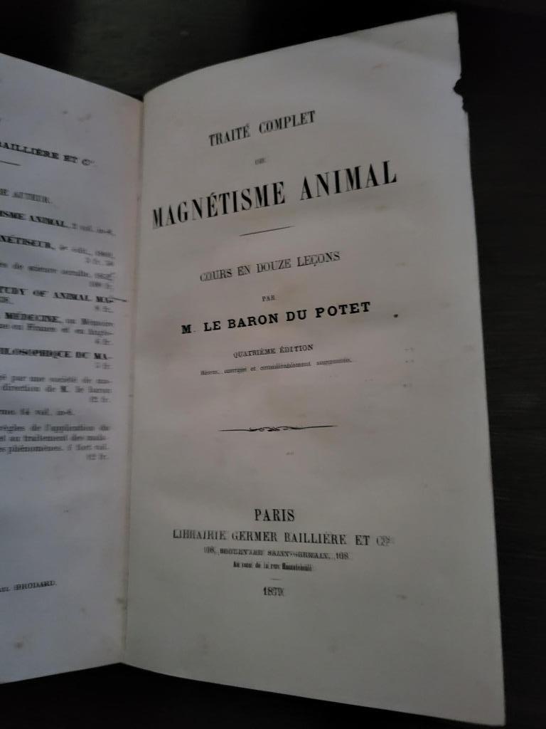 Traité Complet de Magnétisme animal 1879, Ophalen of Verzenden