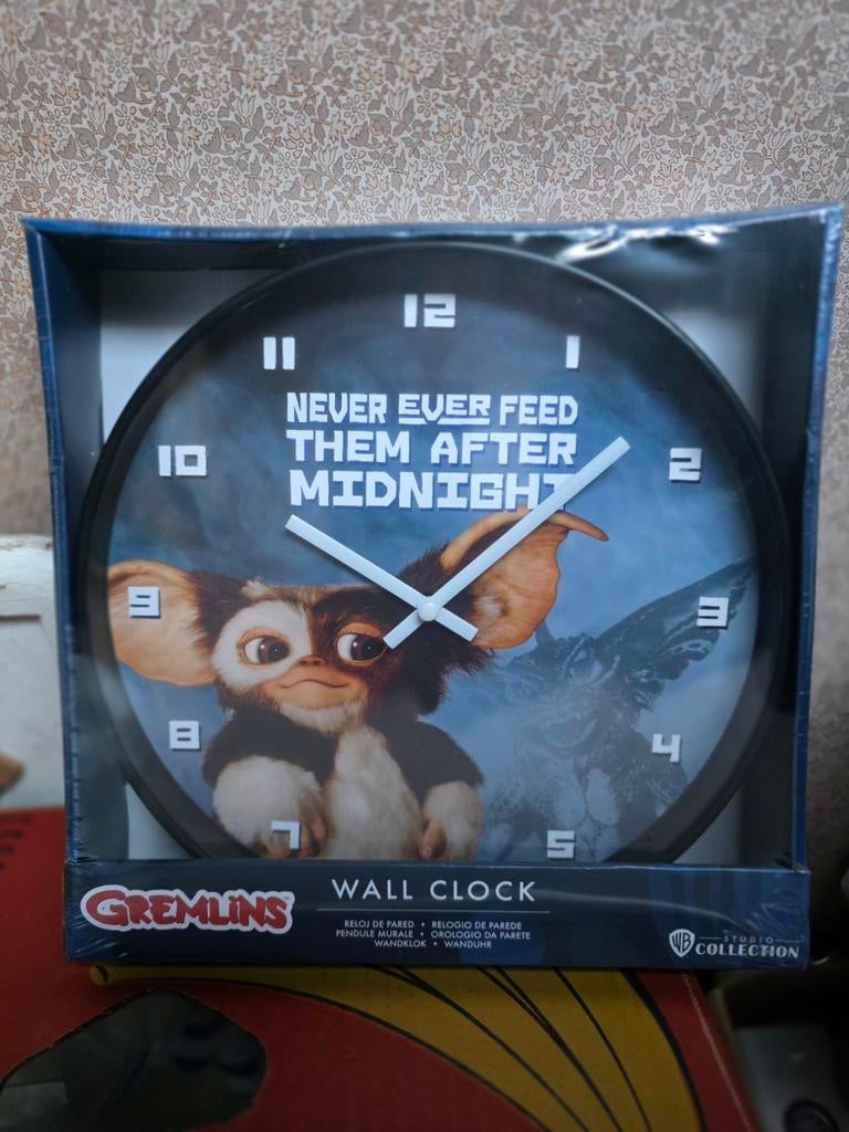 Horloge murale Gremlins Gizmo, Collections, Enlèvement ou Envoi