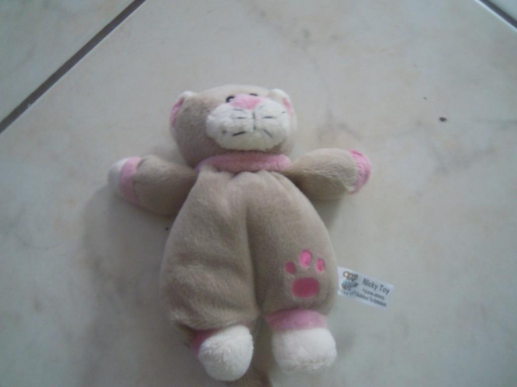knuffel nicky toy kat(doos jan 2023 2), Ophalen of Verzenden, Nieuw