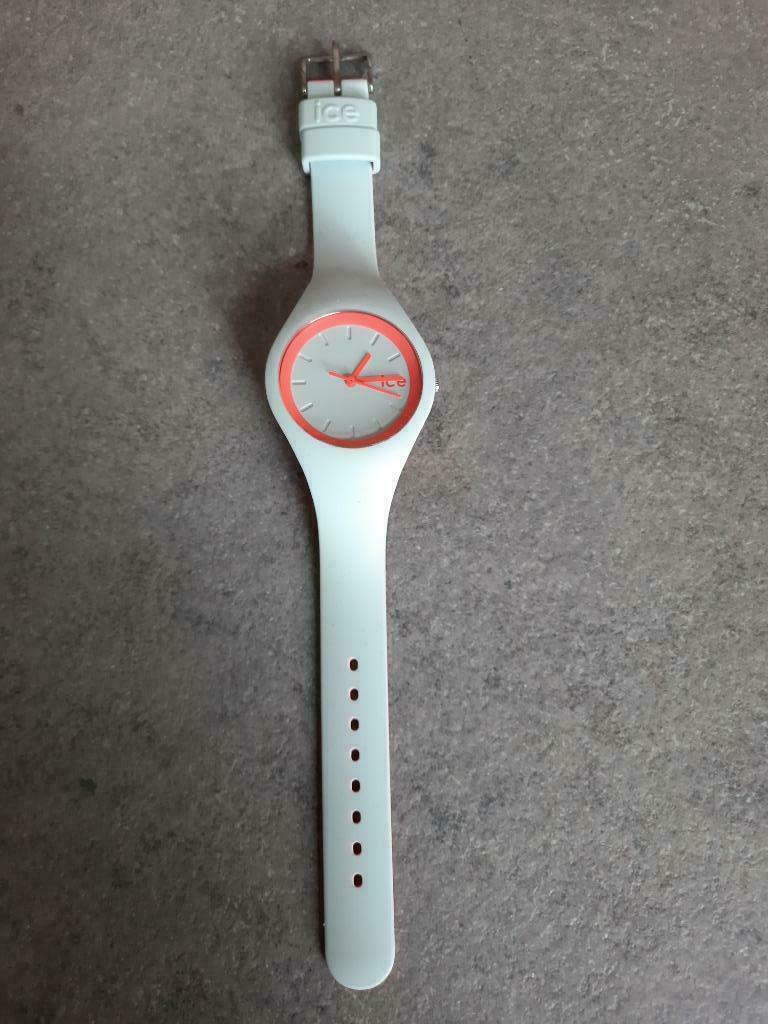 ICE Watch Duo Mint Coral small, Handtassen en Accessoires, Horloges | Dames, Kunststof, Polshorloge, Kunststof, Zo goed als nieuw