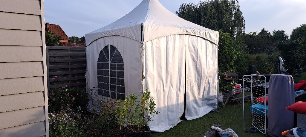 Professionele pagodetent 3x3 meter, Ophalen, Minder dan 4 meter, Zo goed als nieuw, Pagodetent