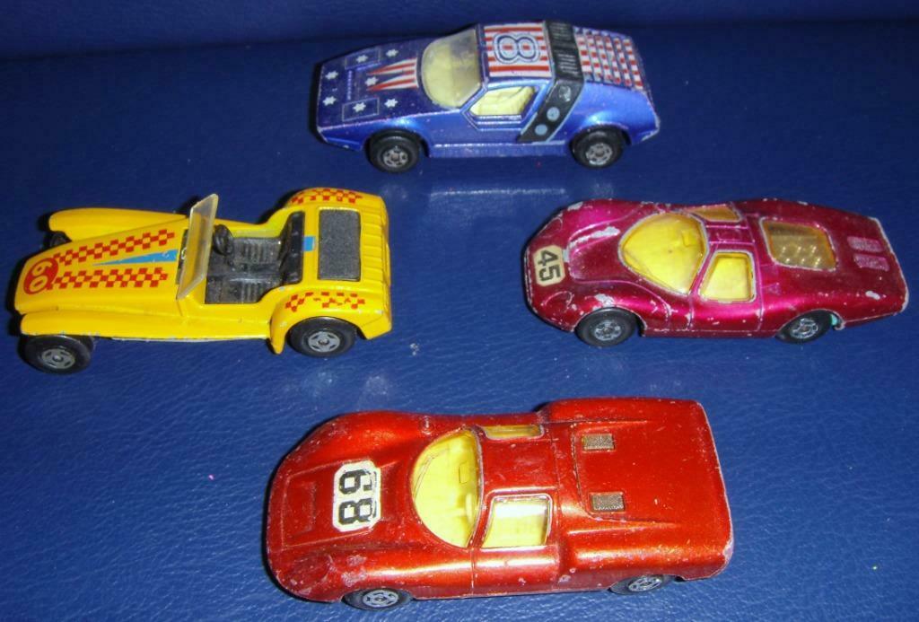 Siva Spider, Lotus S. 7, Porsche 910, Ford Gr. 6: Matchbox, Enlèvement ou Envoi, Utilisé