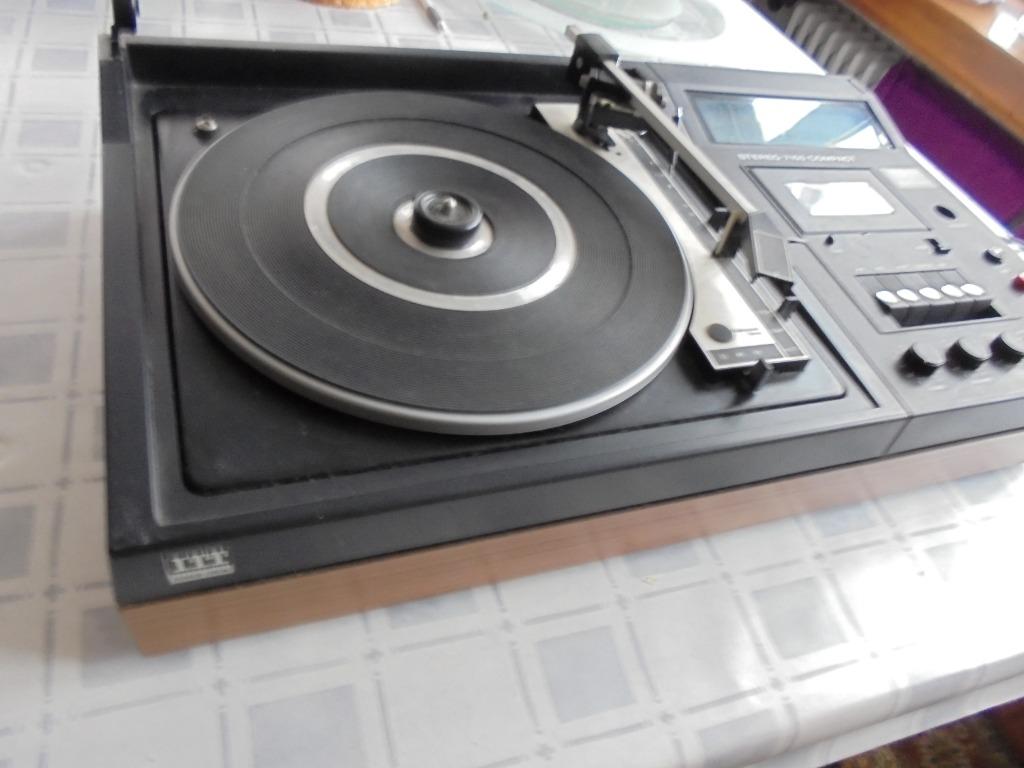 Tourne-disque/radio/lecteur de cassettes ITT, TV, Hi-fi & Vidéo, Tourne-disques, Utilisé, Tourne-disque, Autres marques, Enlèvement