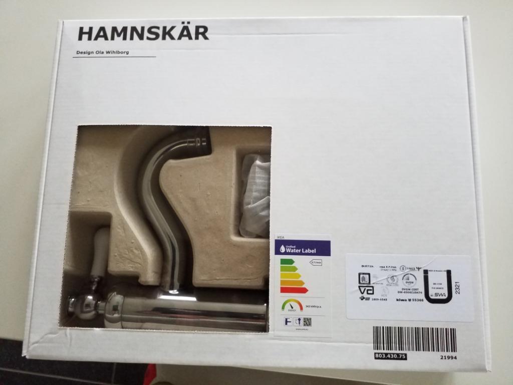 Wastafelmengkraan Ikea, Ophalen, Nieuw, Chroom, Wastafel