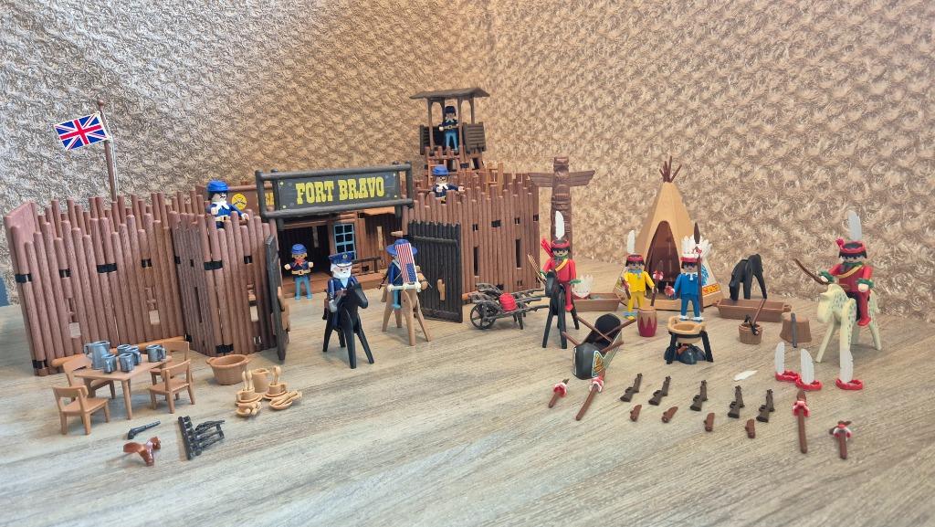 Playmobil - Western - Fort Bravo - soldaten & indianen, Kinderen en Baby's, Ophalen of Verzenden