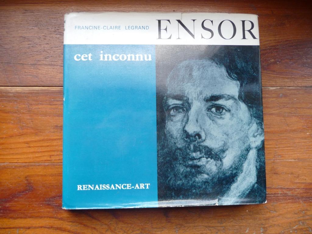 JAMES ENSOR - KUNSTBOEK - "cet inconnu" - GESIGNEERD, Boeken, Gelezen, FRANCINE-CLAIRE LEGRAND, Ophalen of Verzenden, Schilder- en Tekenkunst
