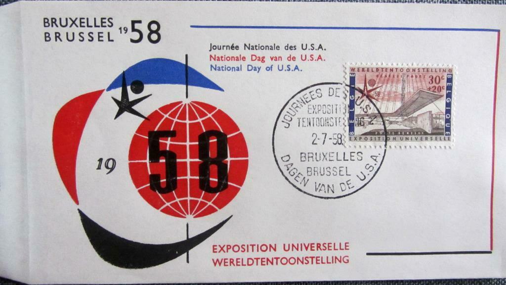 FIRST DAY COVER- THEMA EUROPA- DAGEN VAN DE U.S.A. 1958., Timbres & Monnaies, Enlèvement ou Envoi, Affranchi, Autres thèmes