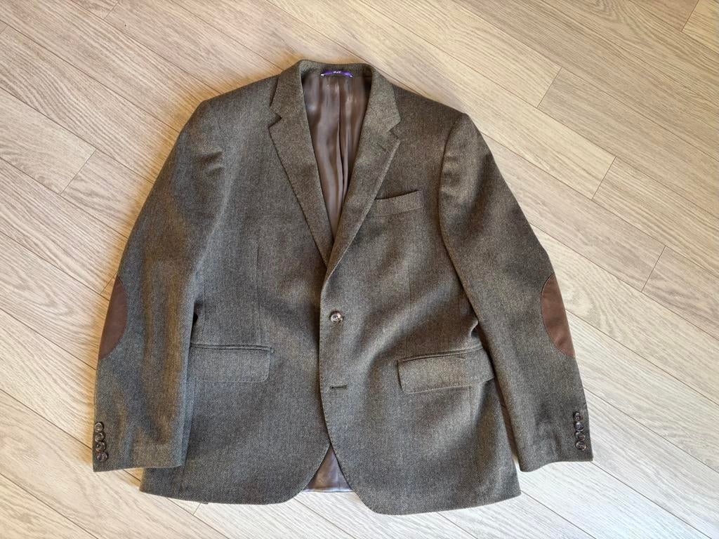 Kaki blazer Diniz &Cruz, Kleding | Heren, Verzenden, Gedragen, Maat 52/54 (L), Overige kleuren