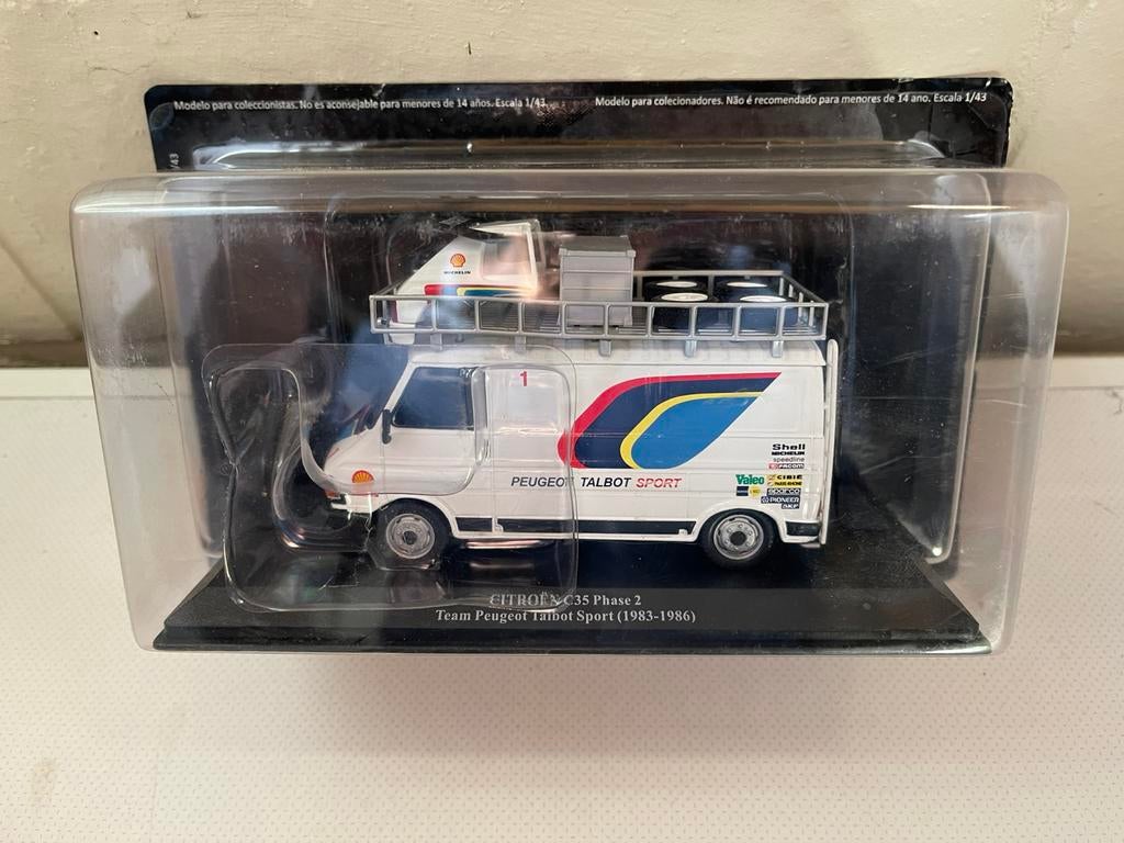 Citroen C35 phase 2 team peugeot talbot sport miniatuur, Ophalen of Verzenden, Zo goed als nieuw