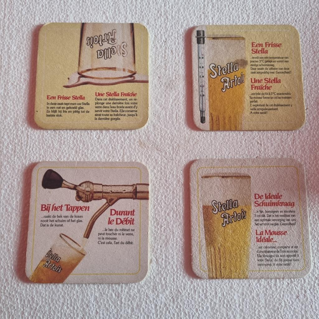 Sous Bock Stella Artois (modèle 165), Enlèvement ou Envoi, Utilisé, Sous-bock, Stella Artois