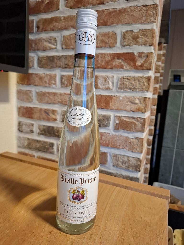 Bouteille de Vieille Prune (G.L. KLEBER) 50 cl, Enlèvement ou Envoi