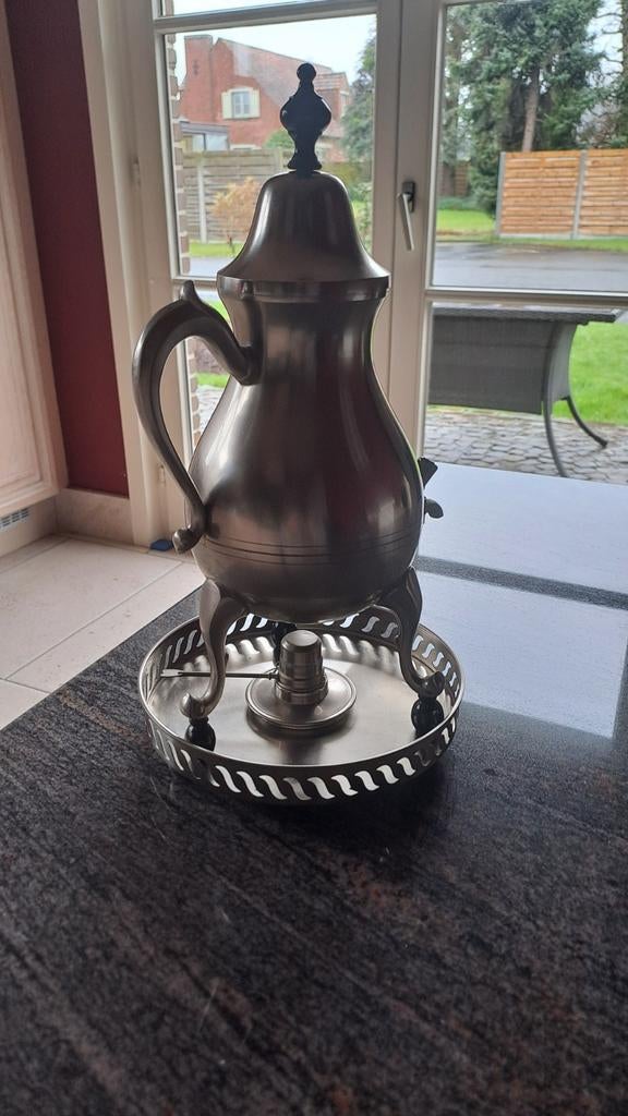 Vintage sierkan in tin, Antiek en Kunst, Ophalen of Verzenden