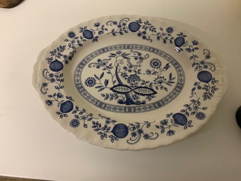 Vintage Enoch Wedgwood ovaal bord - jaren 60, Antiek en Kunst, Ophalen of Verzenden