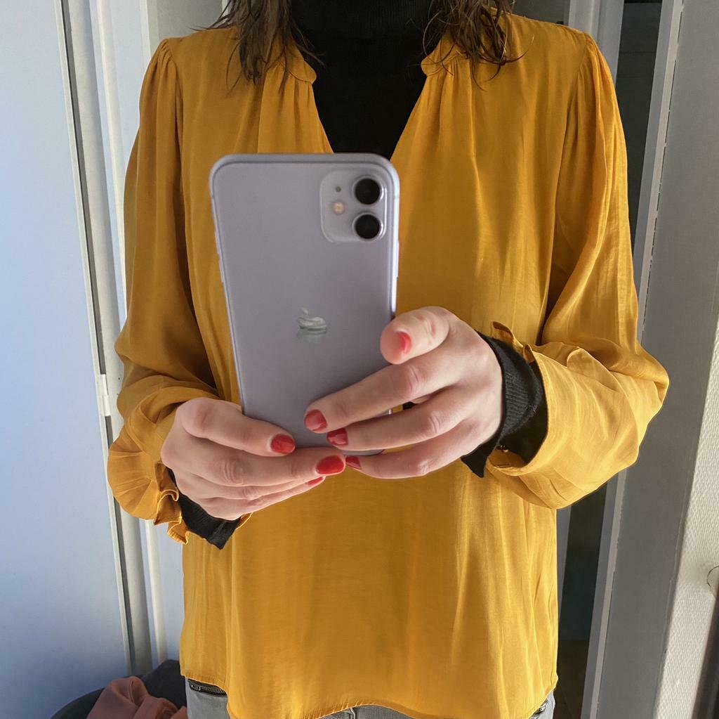 Top/blouse Maison Scotch maat L, Taille 42/44 (L), Jaune, Enlèvement ou Envoi, Comme neuf
