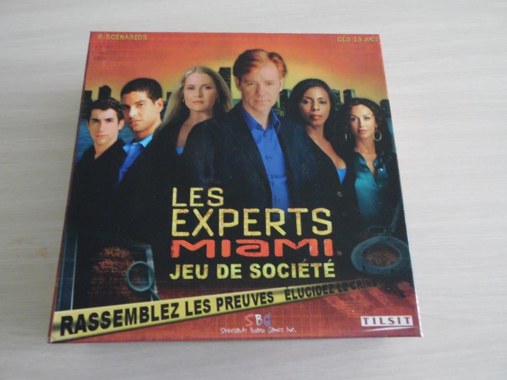 LES EXPERTS  MIAMI, Hobby en Vrije tijd, Gezelschapsspellen | Bordspellen, Vijf spelers of meer, Ophalen of Verzenden, Zo goed als nieuw