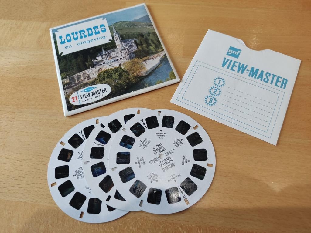 Viewmaster C184 Lourdes, Verzamelen, Ophalen of Verzenden, Gebruikt