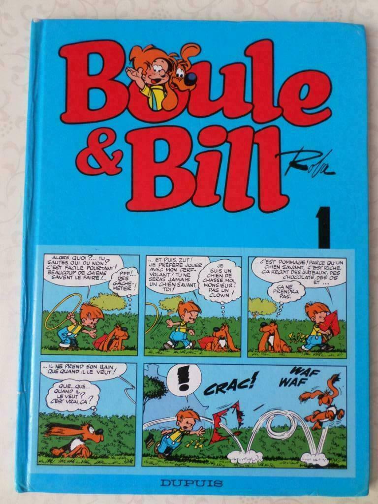 Boule & Bill van Roba Deel 1 Boule versus de Mini-Sharks +, Boeken, Stripverhalen, Gelezen, Meerdere stripboeken, Ophalen of Verzenden
