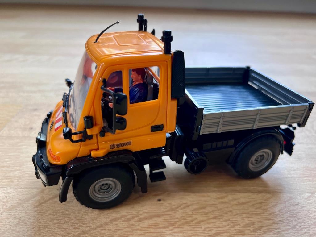 Speelgoedtruck Mercedes met kiepwagen, Ophalen