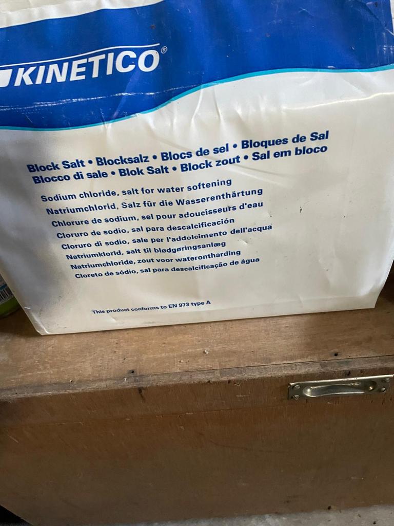 Sel Kinetico Block pour adoucisseur d'eau, Enlèvement, Neuf, Adoucisseur d'eau au sel