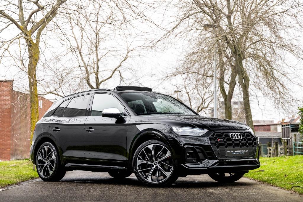 Audi SQ5 3.0 V6 3x S-Line * Pano * ACC * BOSE * Trekhaak, Autos, Audi, Cuir, Achat, Euro 6, Entreprise