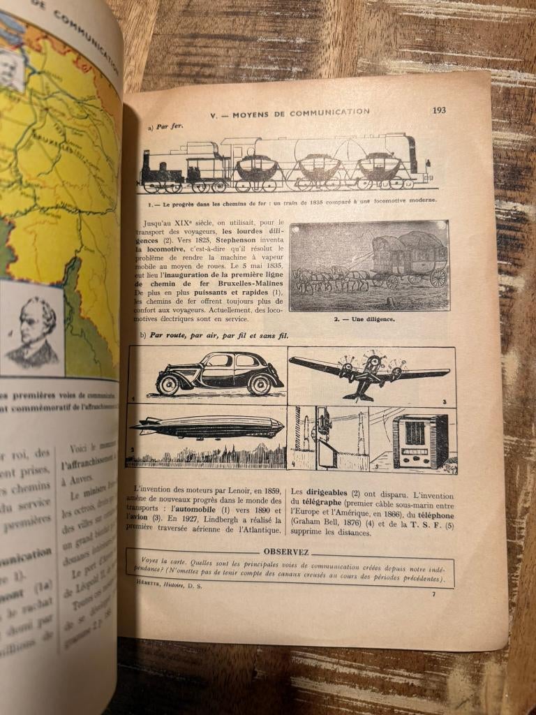 vintage schoolboek: Histoire de Belgique - Hébette, Ophalen of Verzenden, R.J. E. A. Hébette