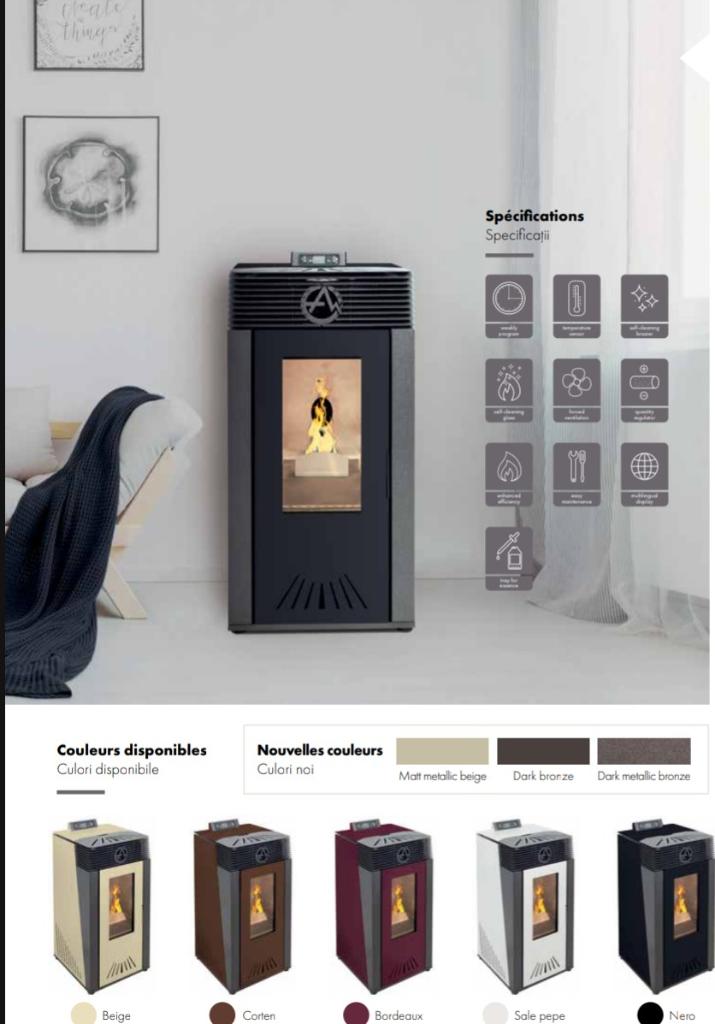 Poêle a granulés / pellet kachel, Huis en Inrichting, Kachels, Ophalen of Verzenden, Nieuw, Vrijstaand, Pelletkachel