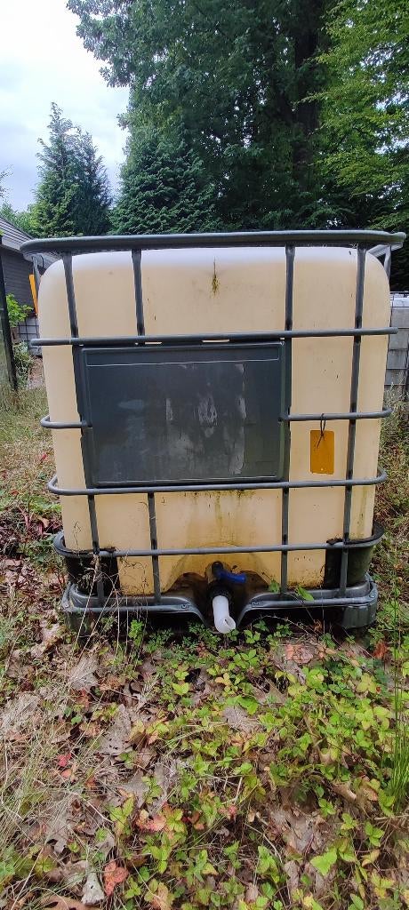 IBC container, 150 liter of meer, Ophalen, Gebruikt, Met kraantje