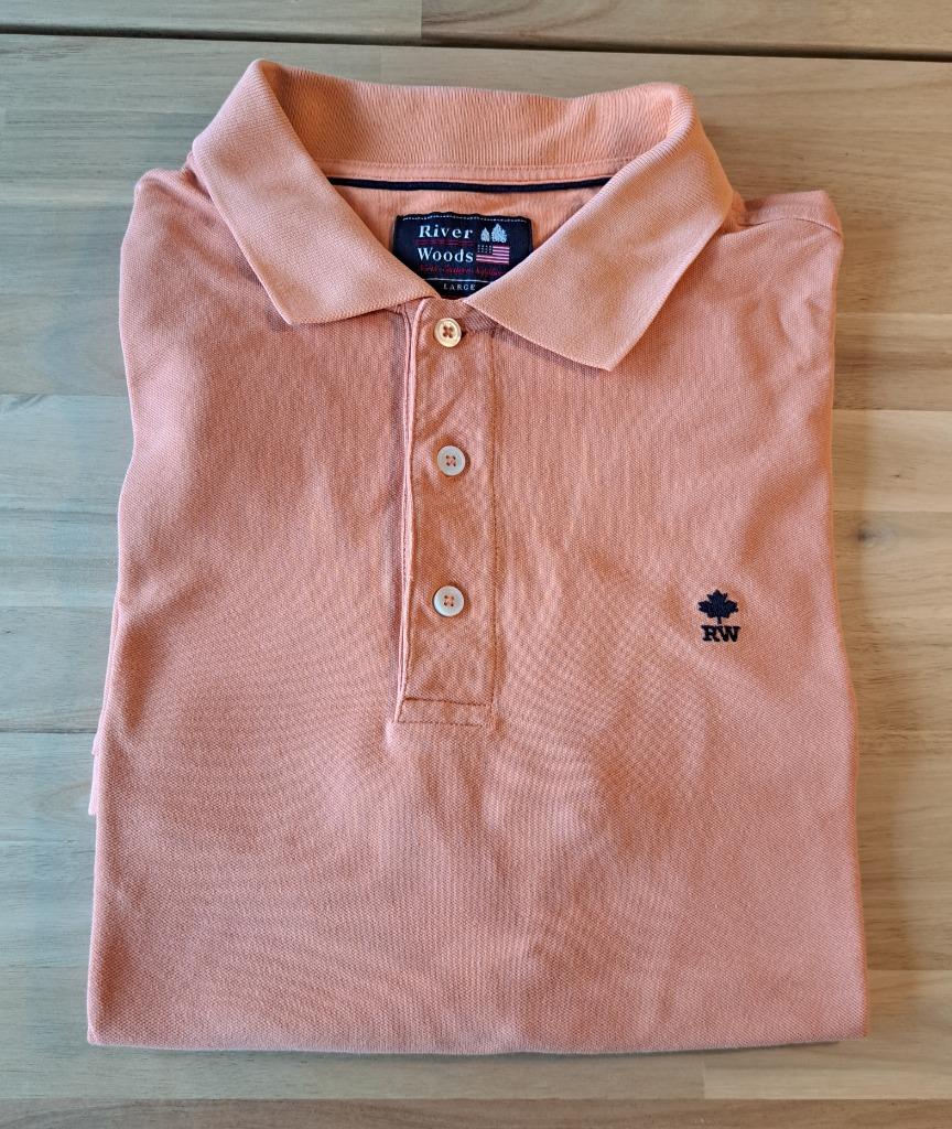 Polo River Woods rose taille L, Enlèvement ou Envoi, Rose, Taille 52/54 (L), Porté