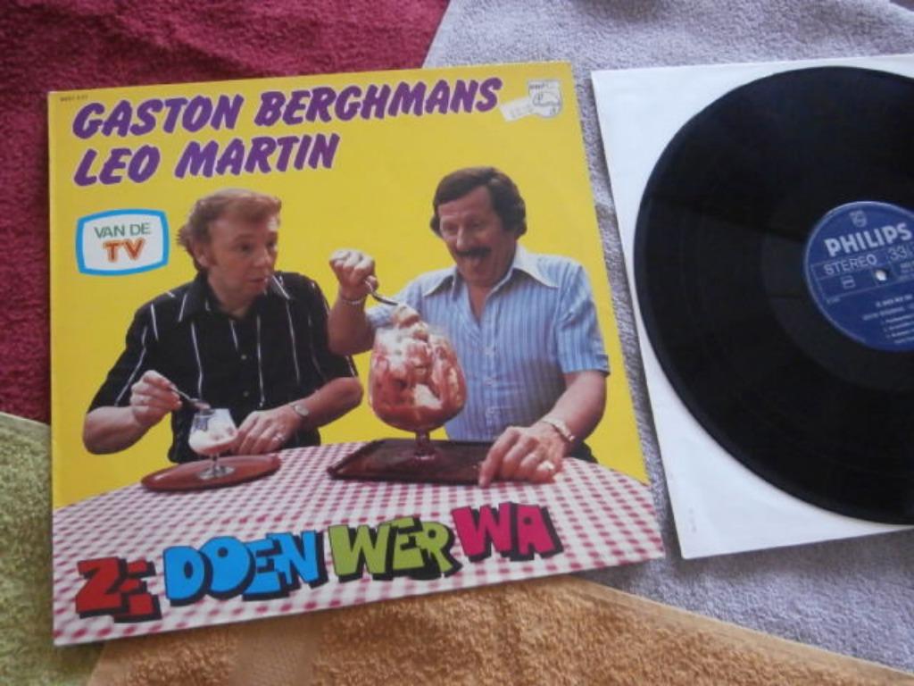 Gaston Berghmans & Leo Martin - Ze Doen Wer Wa., Enlèvement ou Envoi, 12 pouces