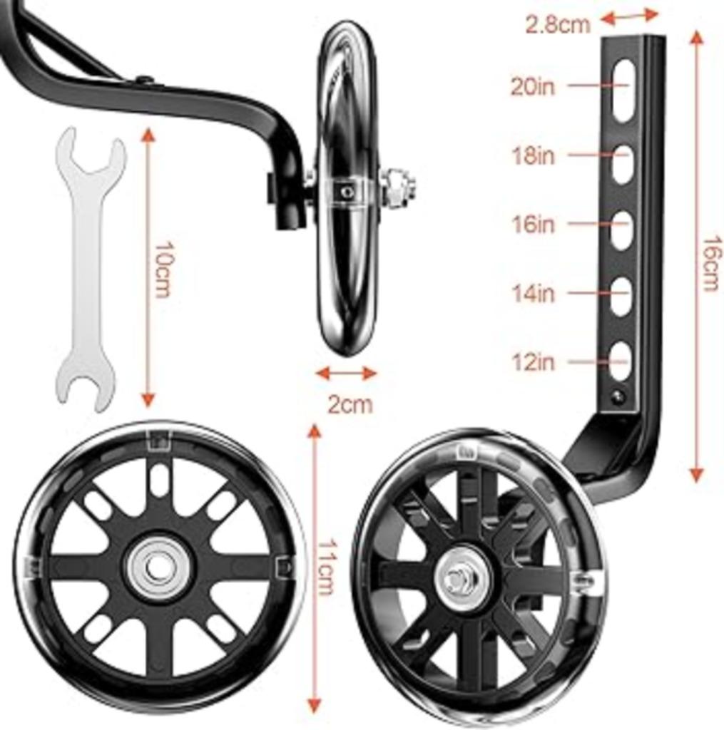 Roues auxiliaires de vélo pour enfants - LIVRAISON RAPIDE E, Envoi, Neuf, Stabilisateurs