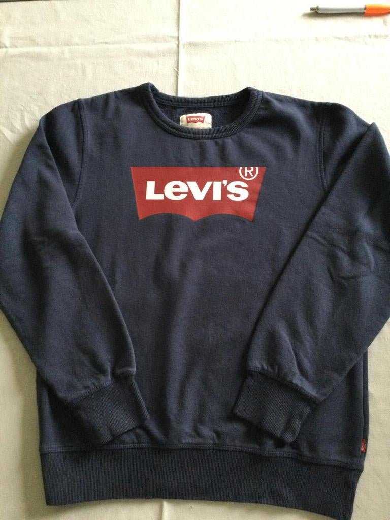 Pull bleu foncé Levi's taille 176, Garçon ou Fille, Enlèvement ou Envoi, Pull ou Veste, Utilisé