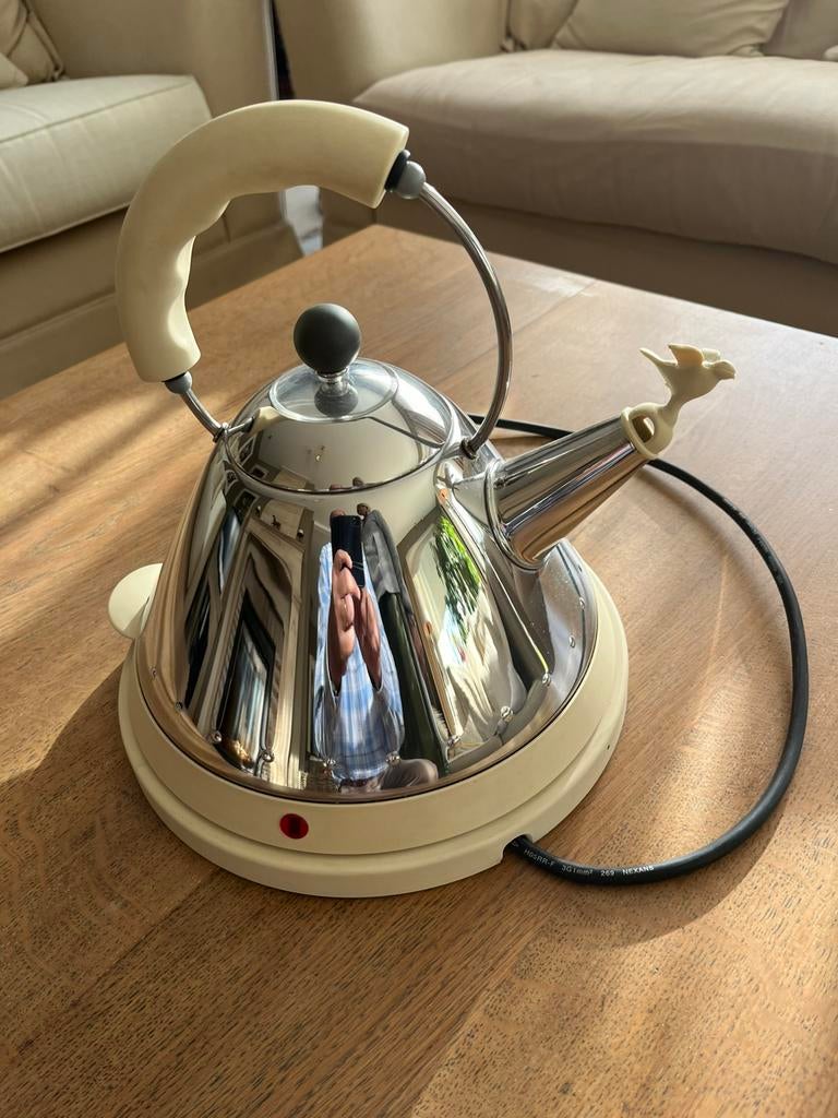 Alessi electrische waterkoker, 1 tot 2 liter, Ophalen of Verzenden, Nieuw, Inox