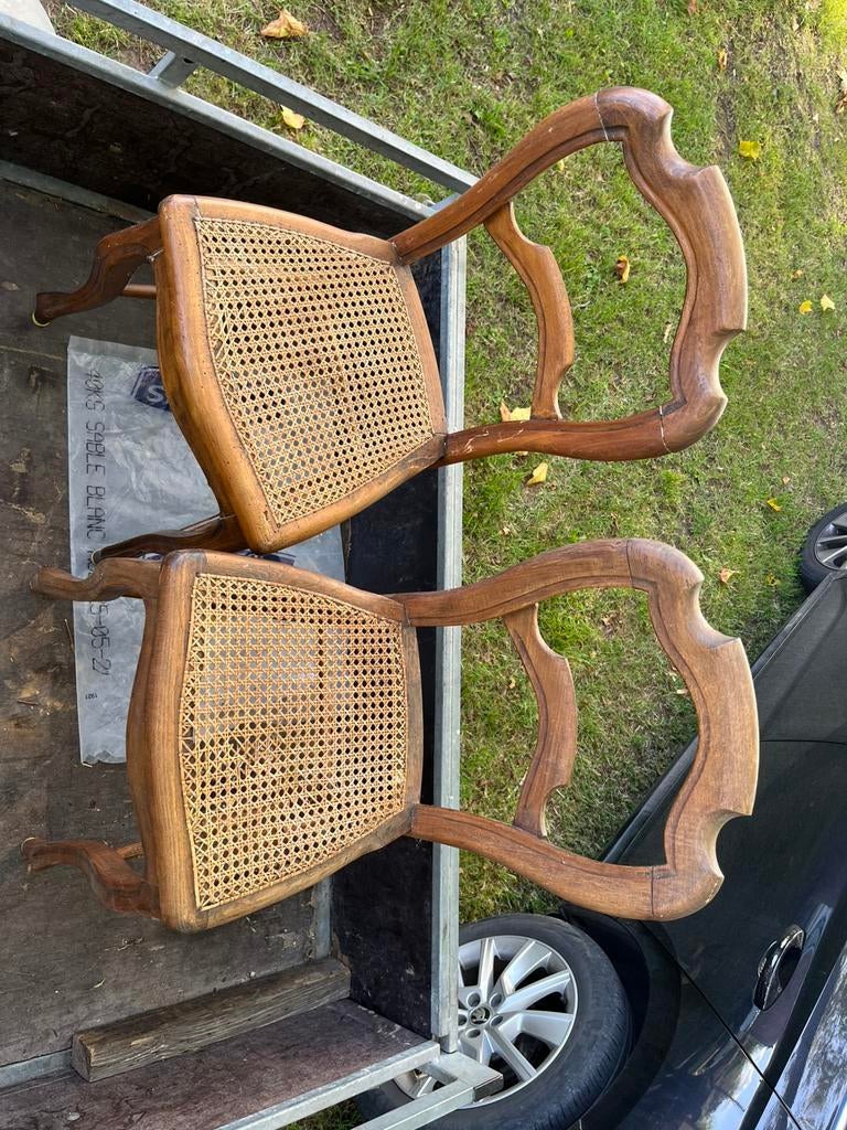 Chaises cannées, Maison & Meubles, Enlèvement, Comme neuf