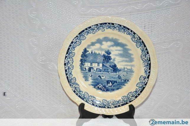 assiette plate masstricht decor boerenhoeve