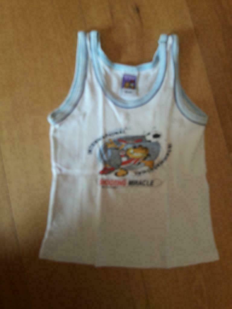 T-shirt, sans manches, taille 110-116, Garfield & Odie, Garçon, Garfield & Odie, Enlèvement ou Envoi, Chemise ou À manches longues