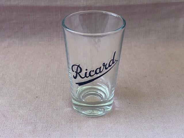 Petit verre Ricard droit bleu foncé, Enlèvement ou Envoi, Comme neuf, Ustensile