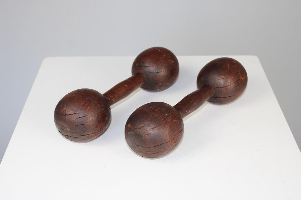 antieke houten halters, Antiek en Kunst, Ophalen of Verzenden