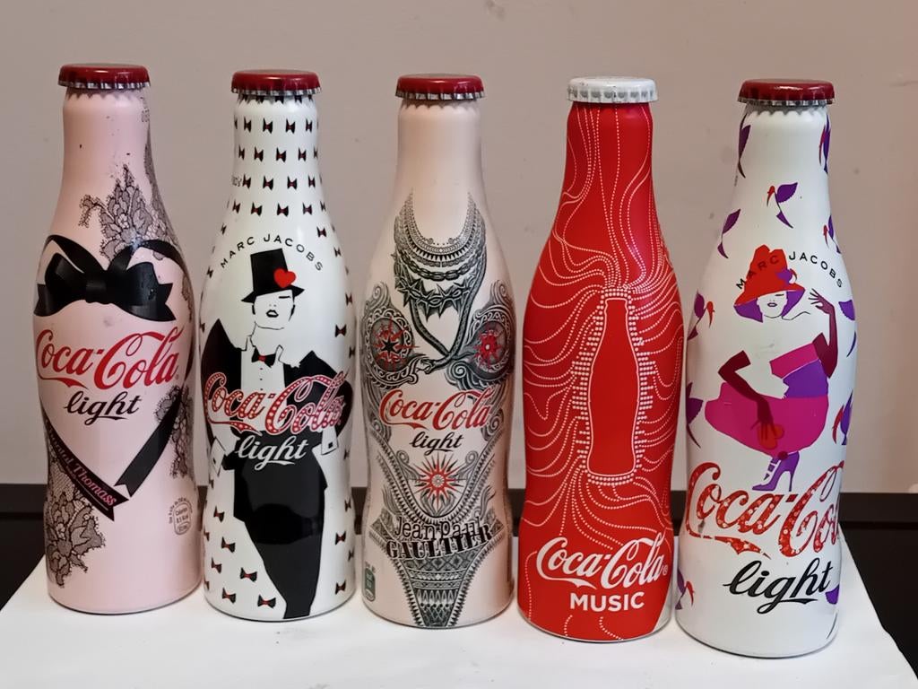 5 Bouteilles pleines de Coca Cola 2012, Collections, Marques & Objets publicitaires, Enlèvement ou Envoi, Neuf, Autres types