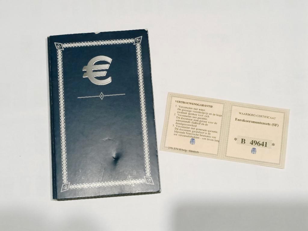 Finland EURO-muntenset 1999 tot 2003 met certificaat, Postzegels en Munten, Ophalen of Verzenden, Finland, 2 euro, Setje