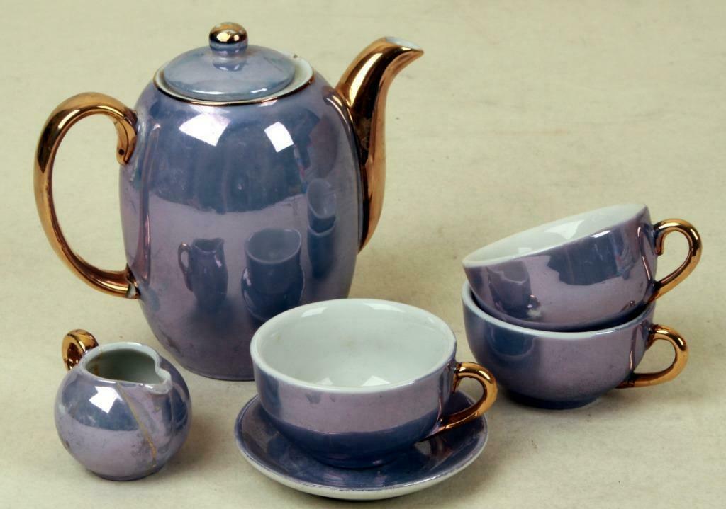 Koffie servies porselein, Ophalen of Verzenden, Gebruikt, Meisje