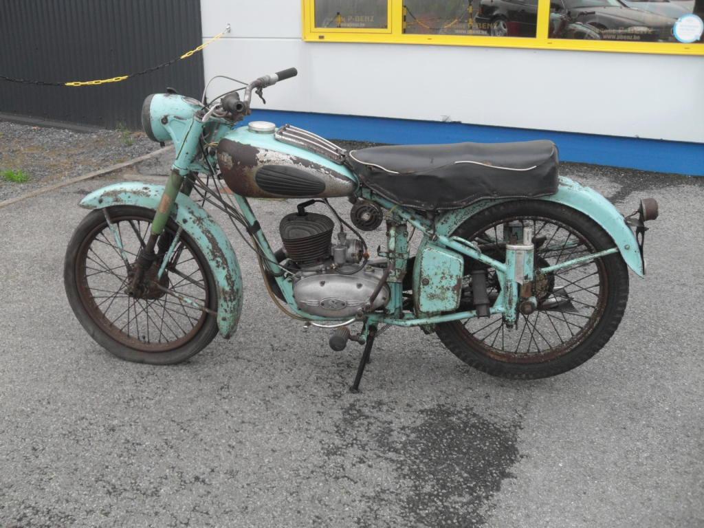 BELGISHE oldtimer motor STAR van 1954, Tourisme, 125 cm³, Jusqu'à 11 kW