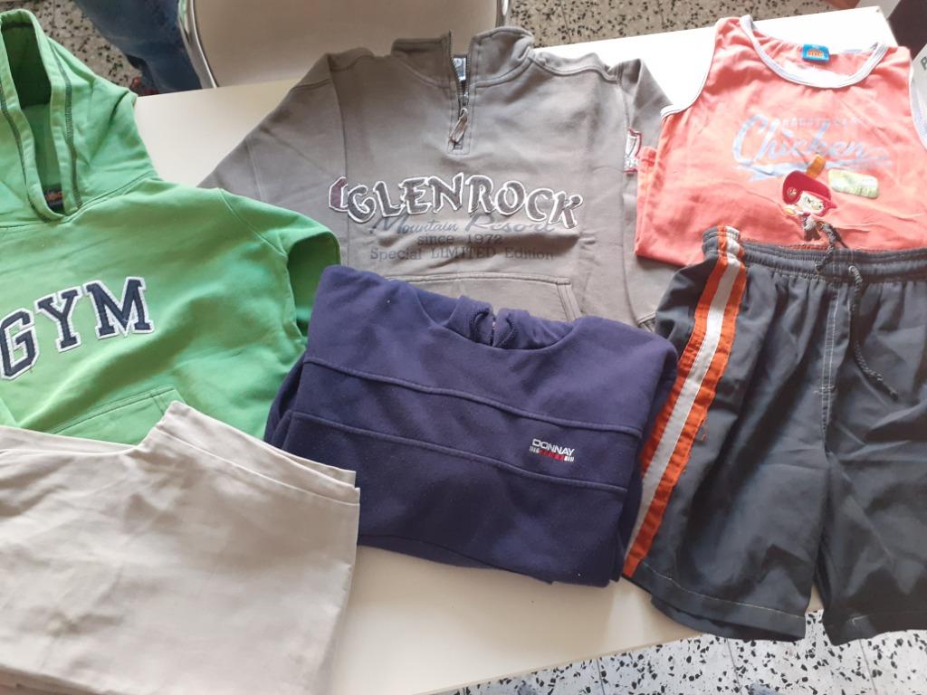 Lot vêtements garçon taille 10 ans (140), Ophalen, Gebruikt, Jongen, Broek