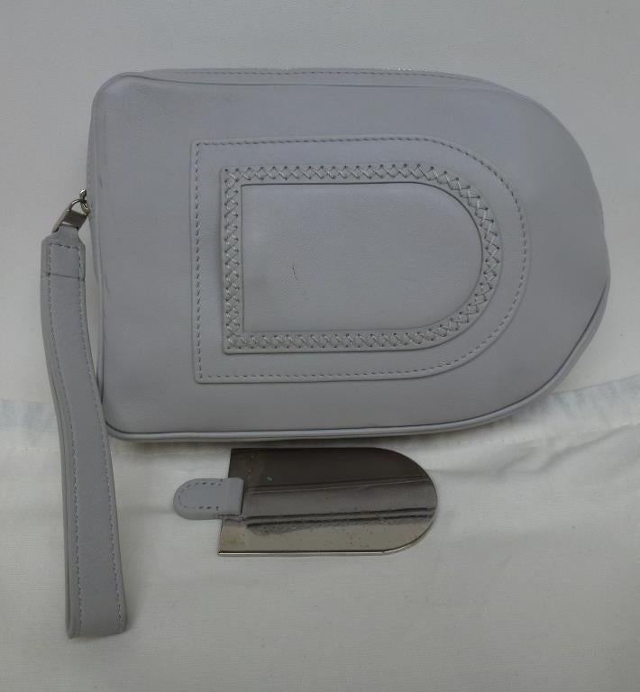 Delvaux make up base pouch Delvaux, Enlèvement ou Envoi, Utilisé, Gris
