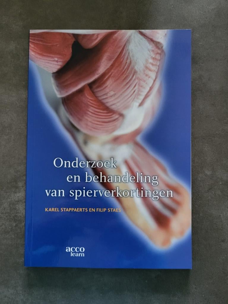 Onderzoek en behandeling van spierverkortingen, Boeken, Ophalen, Zo goed als nieuw