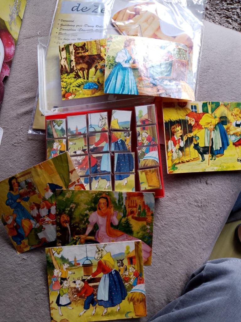 Oude Blokkenpuzzel sprookjes, Boeken, Ophalen of Verzenden